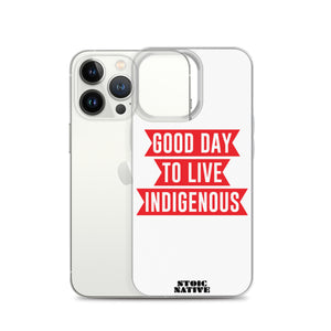 Good Day To Live Indigenous iPhone Case