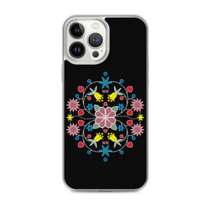 Native Floral Badge iPhone Case