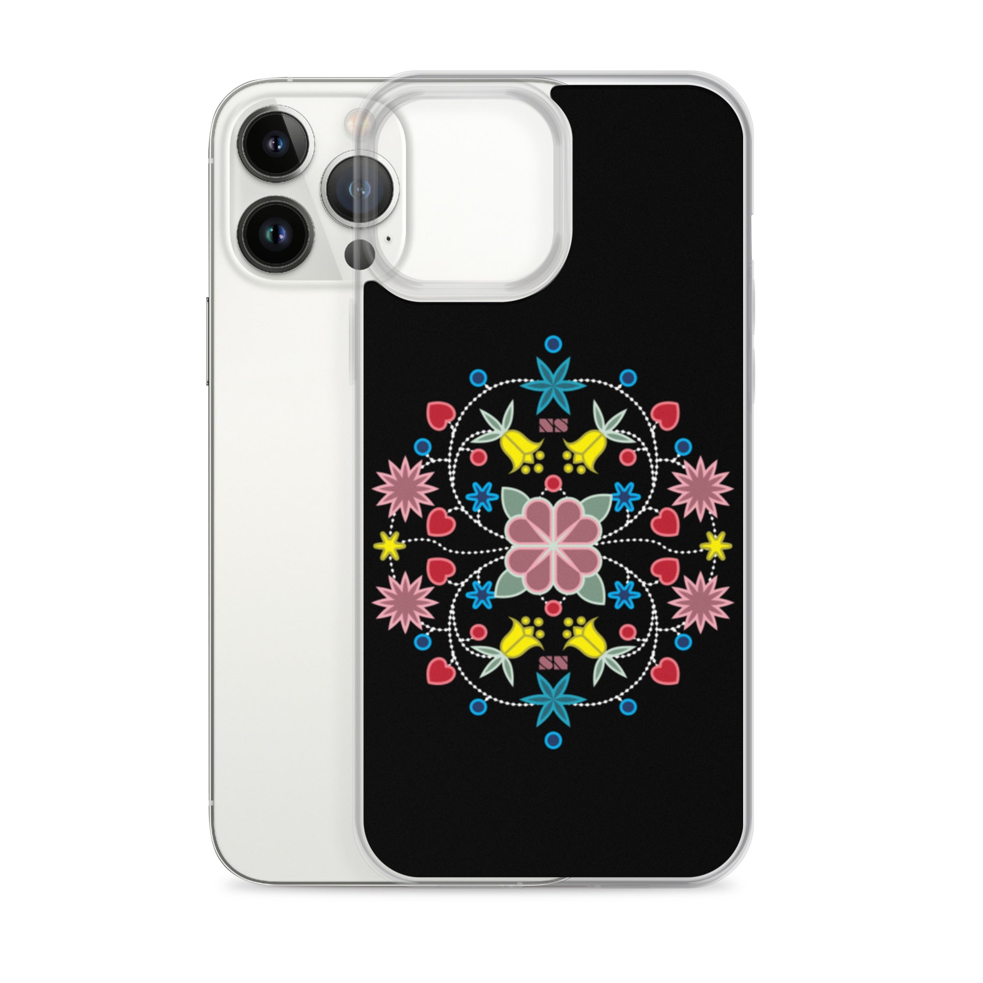 Native Floral Badge iPhone Case