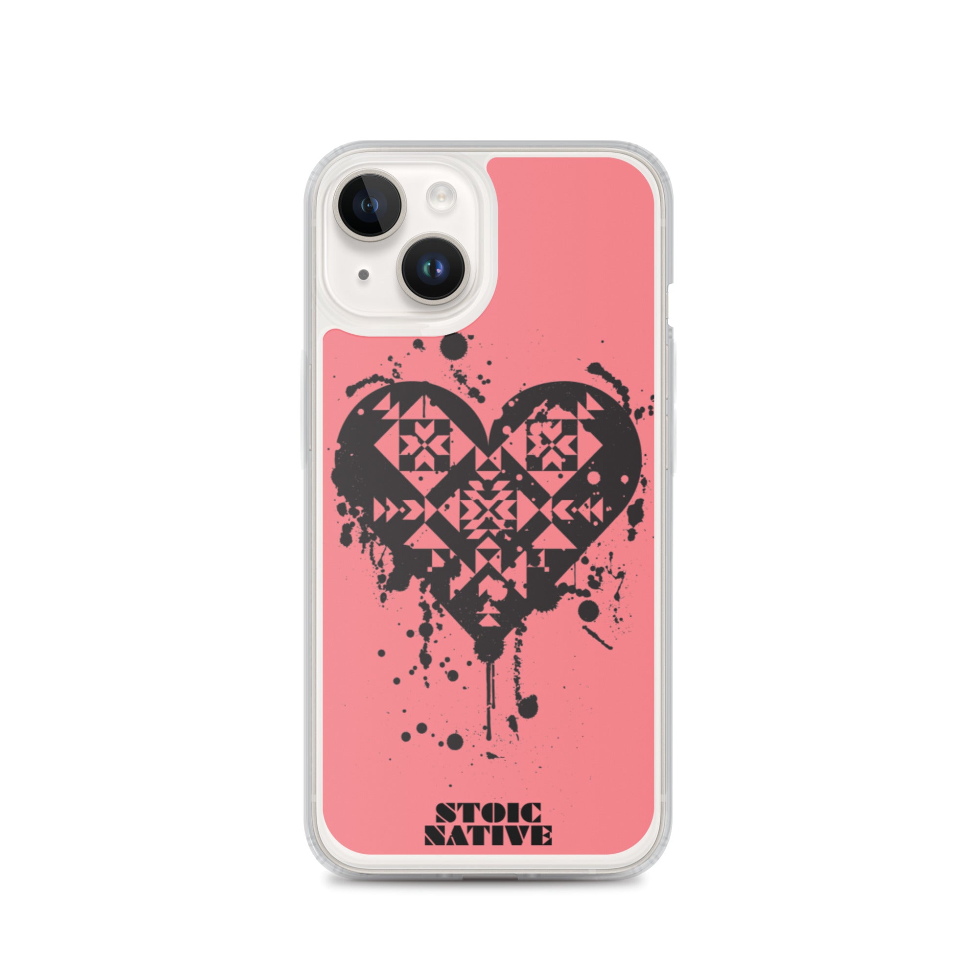 Splattered Heart iPhone Case