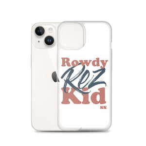 Rowdy Rez Kid iPhone Case