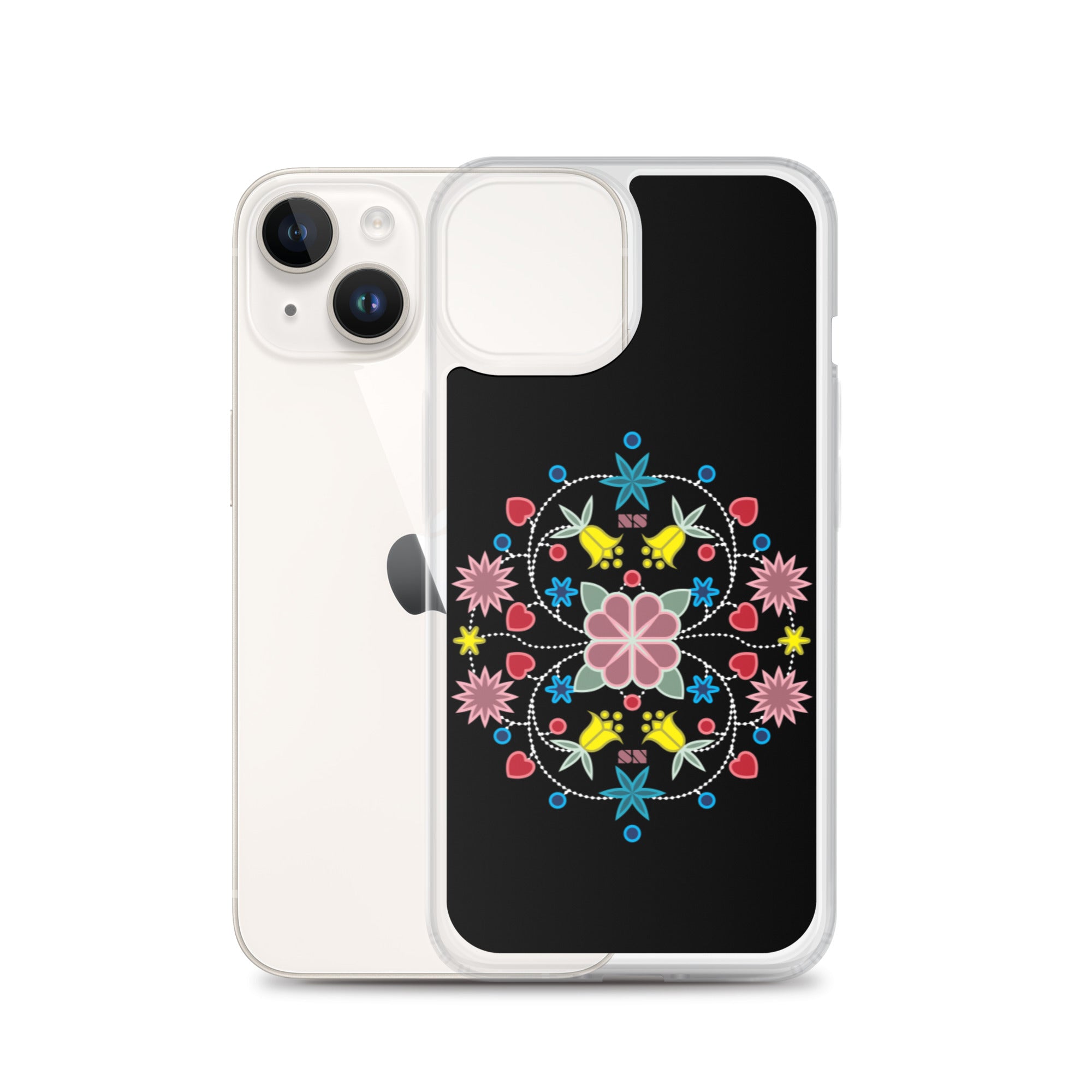 Native Floral Badge iPhone Case