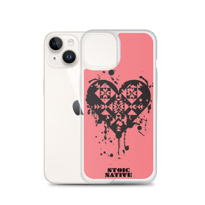 Splattered Heart iPhone Case