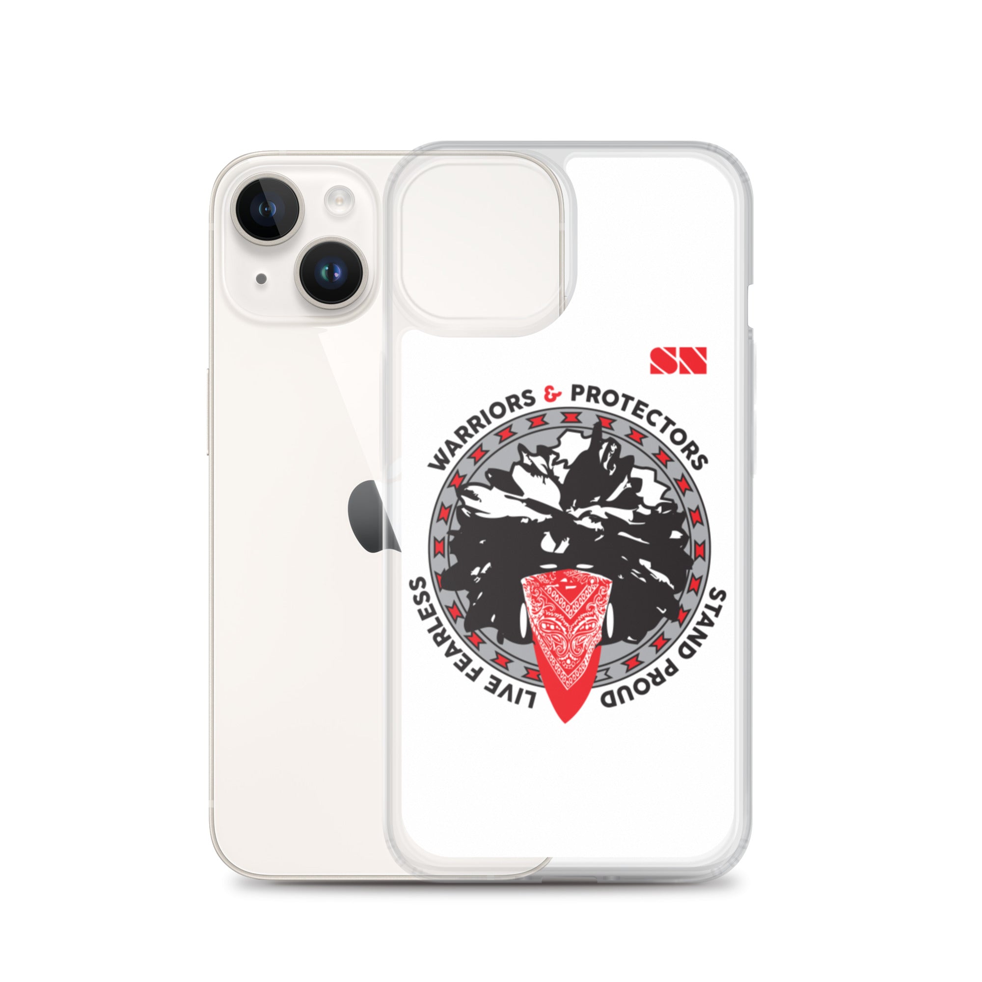 Warriors and Protectors Badge iPhone Case