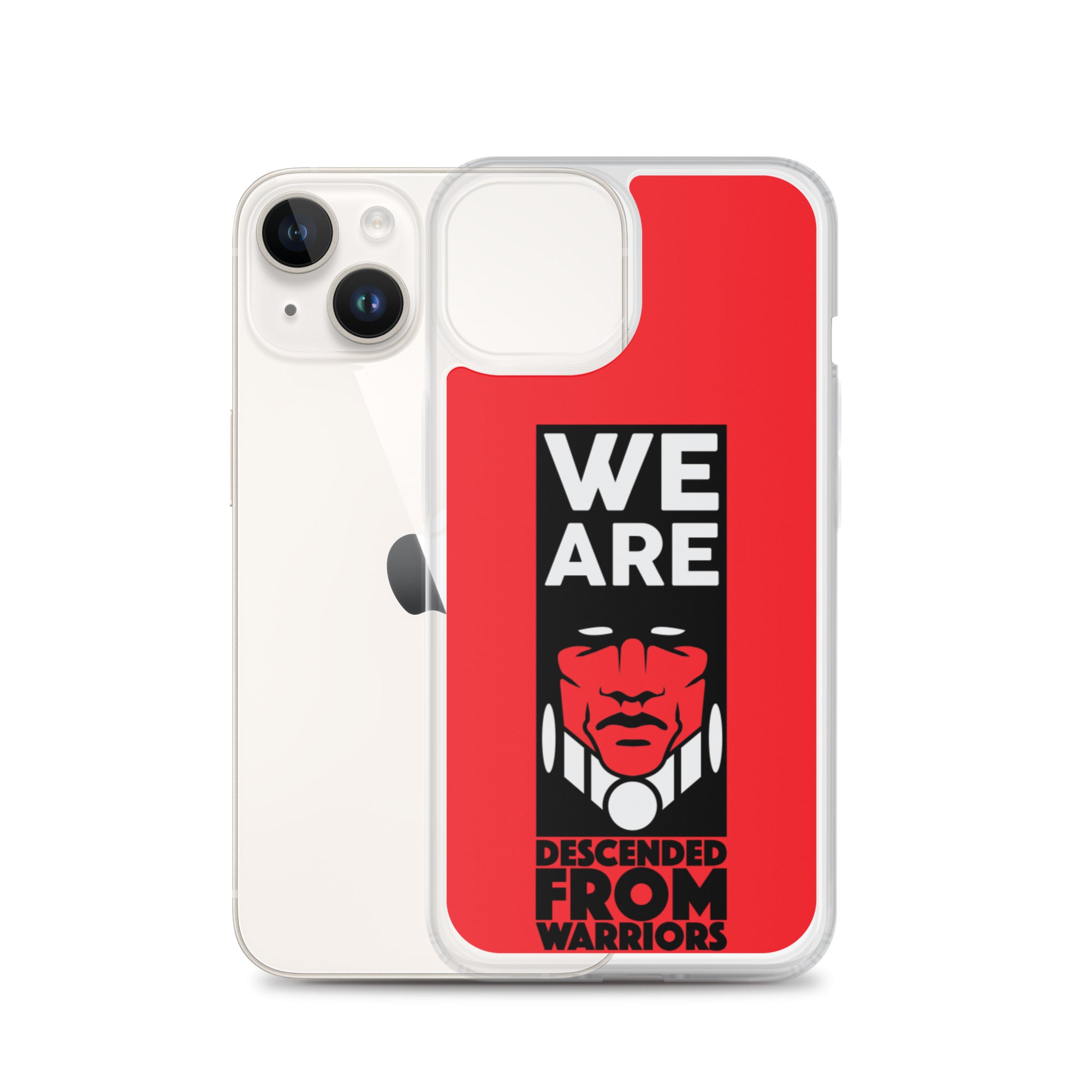 We are Descended from Warriors iPhone Case