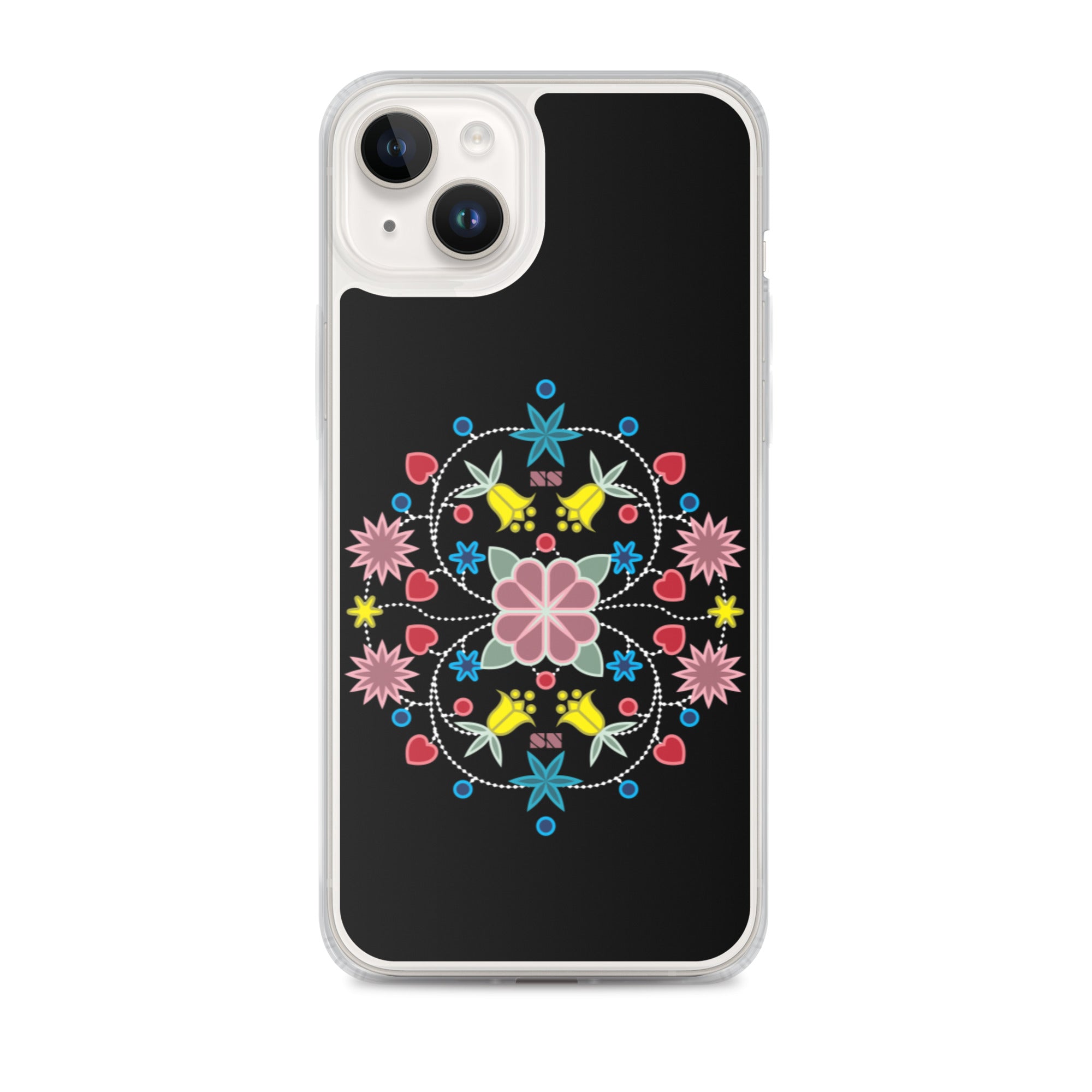 Native Floral Badge iPhone Case