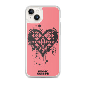 Splattered Heart iPhone Case