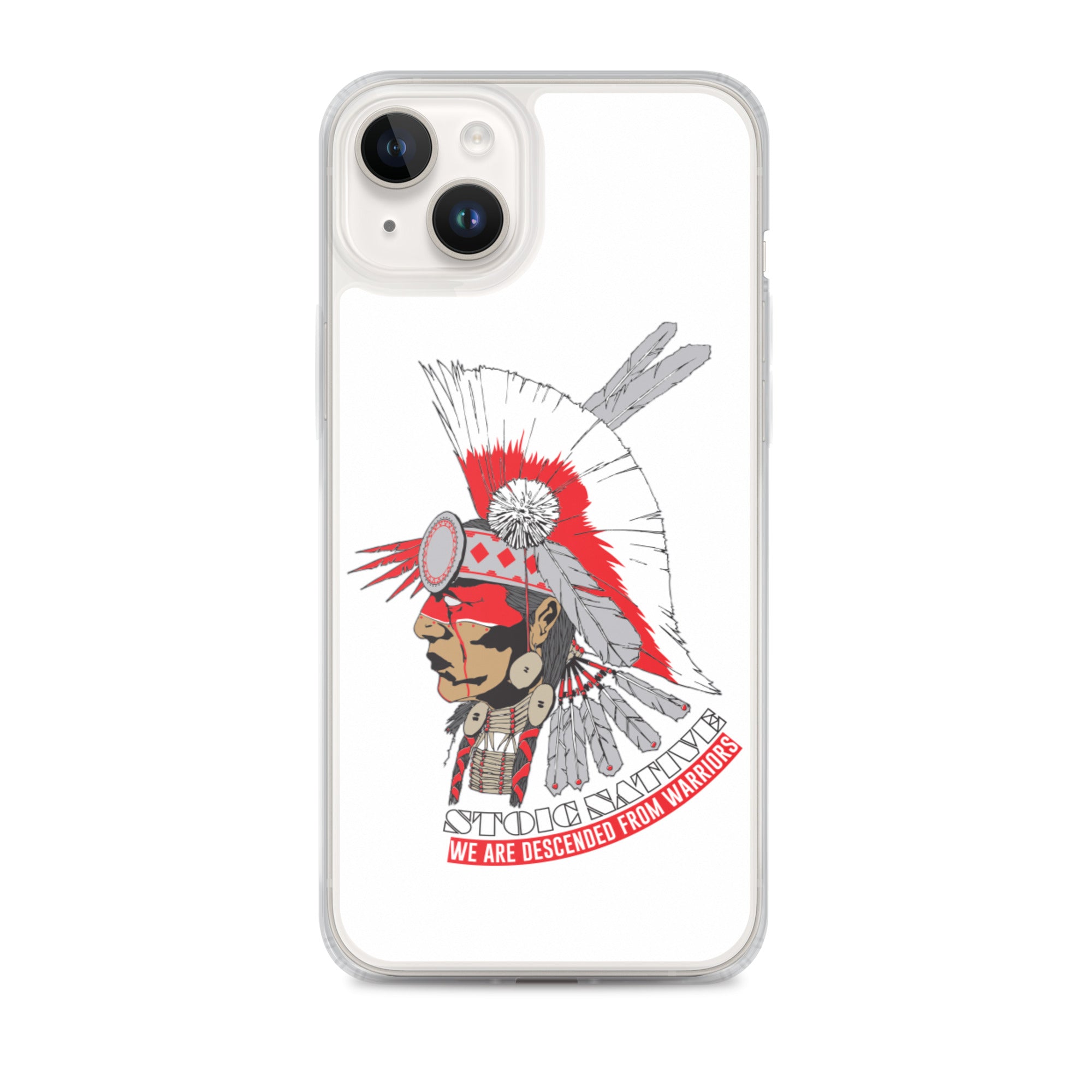 We Are Descended From Warriors iPhone Case