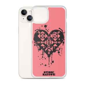 Splattered Heart iPhone Case