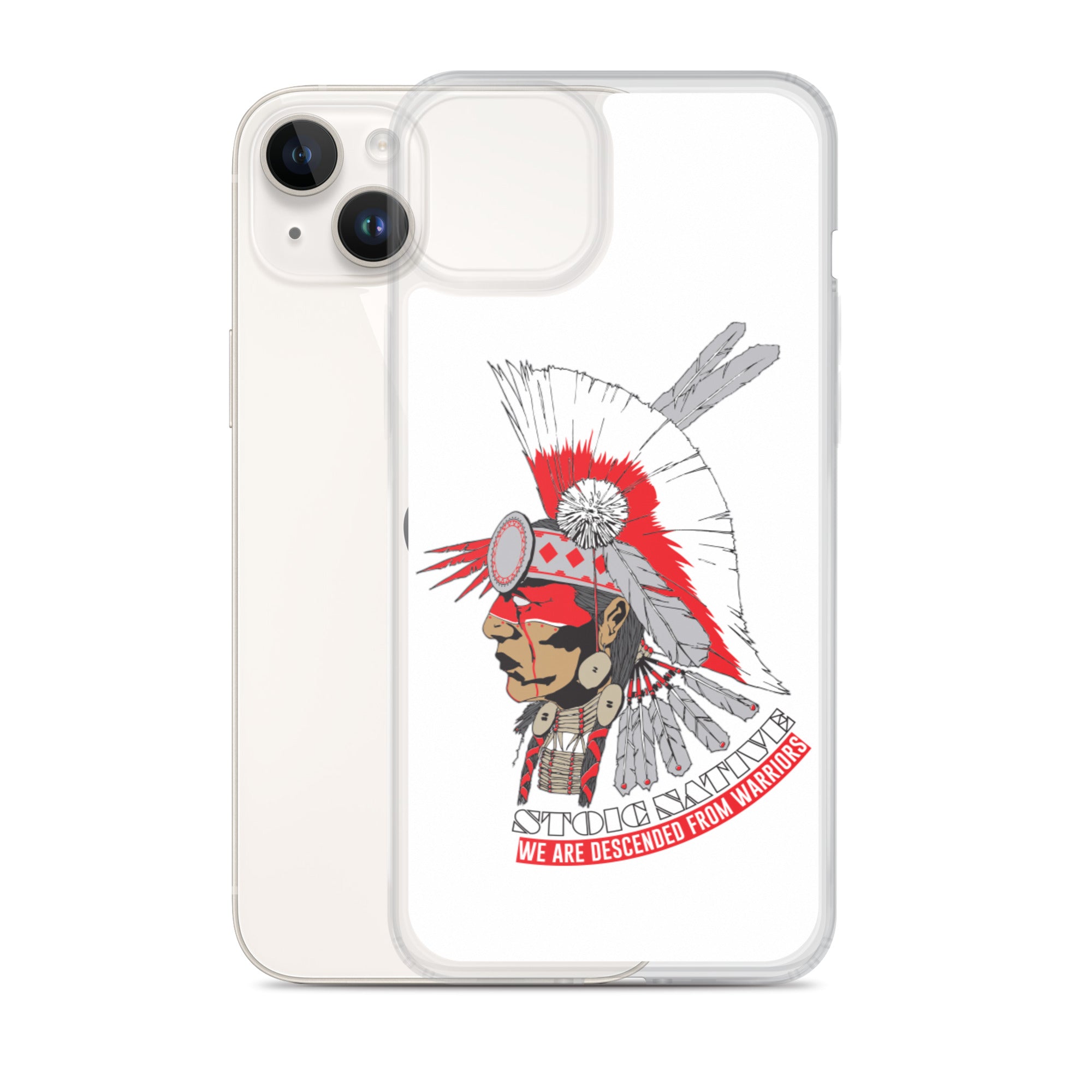 We Are Descended From Warriors iPhone Case