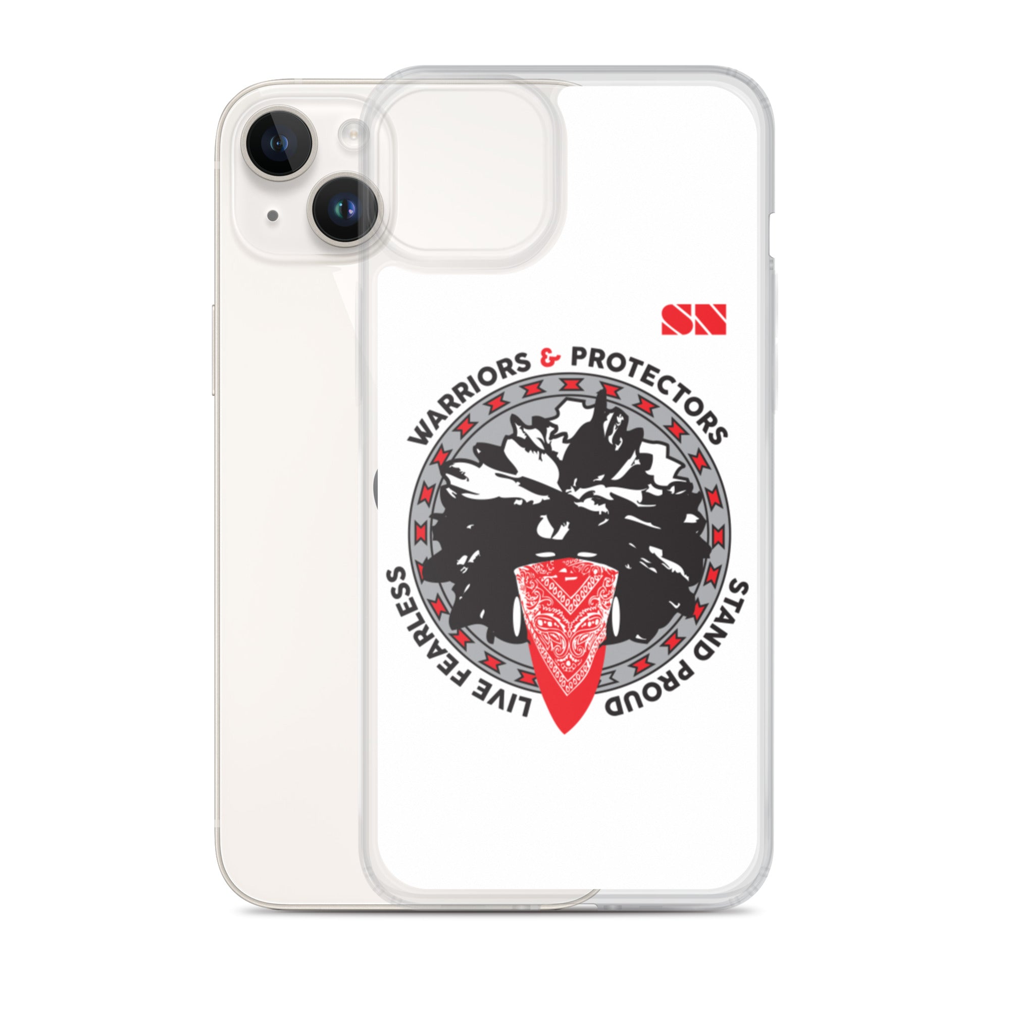 Warriors and Protectors Badge iPhone Case