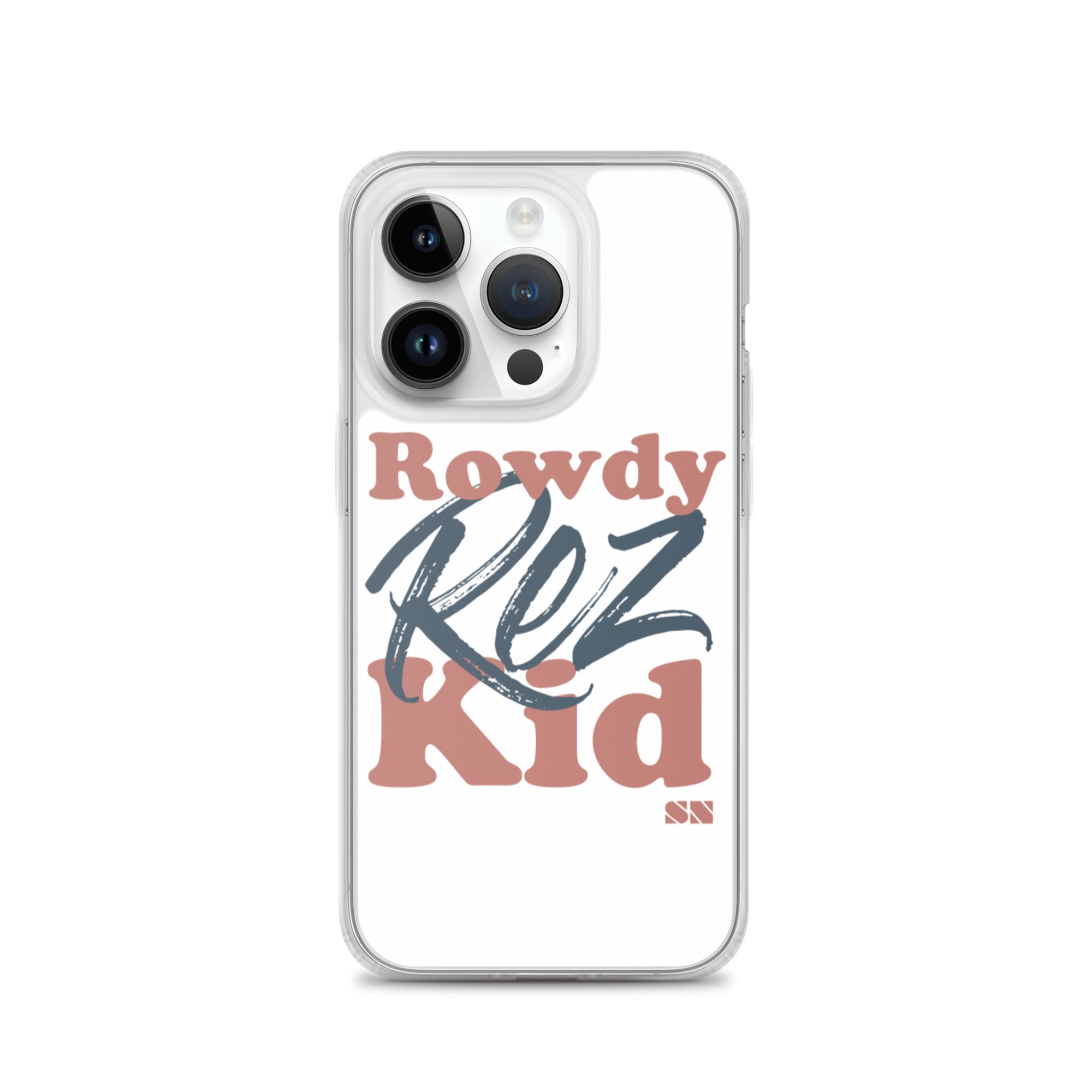 Rowdy Rez Kid iPhone Case