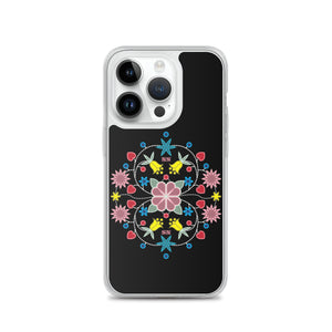 Native Floral Badge iPhone Case