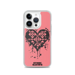 Splattered Heart iPhone Case