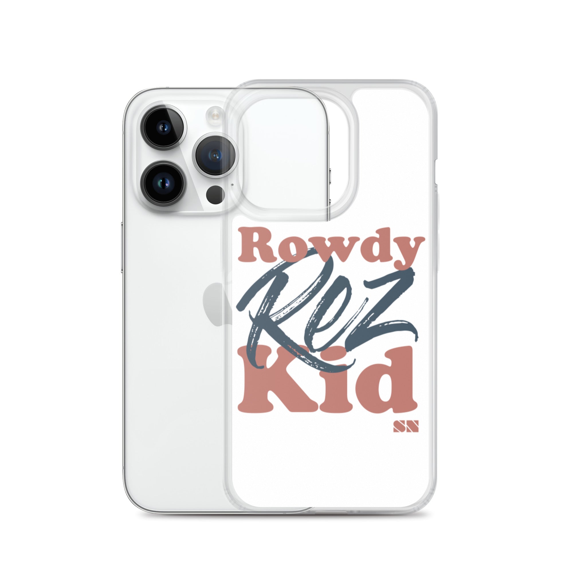 Rowdy Rez Kid iPhone Case