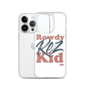 Rowdy Rez Kid iPhone Case