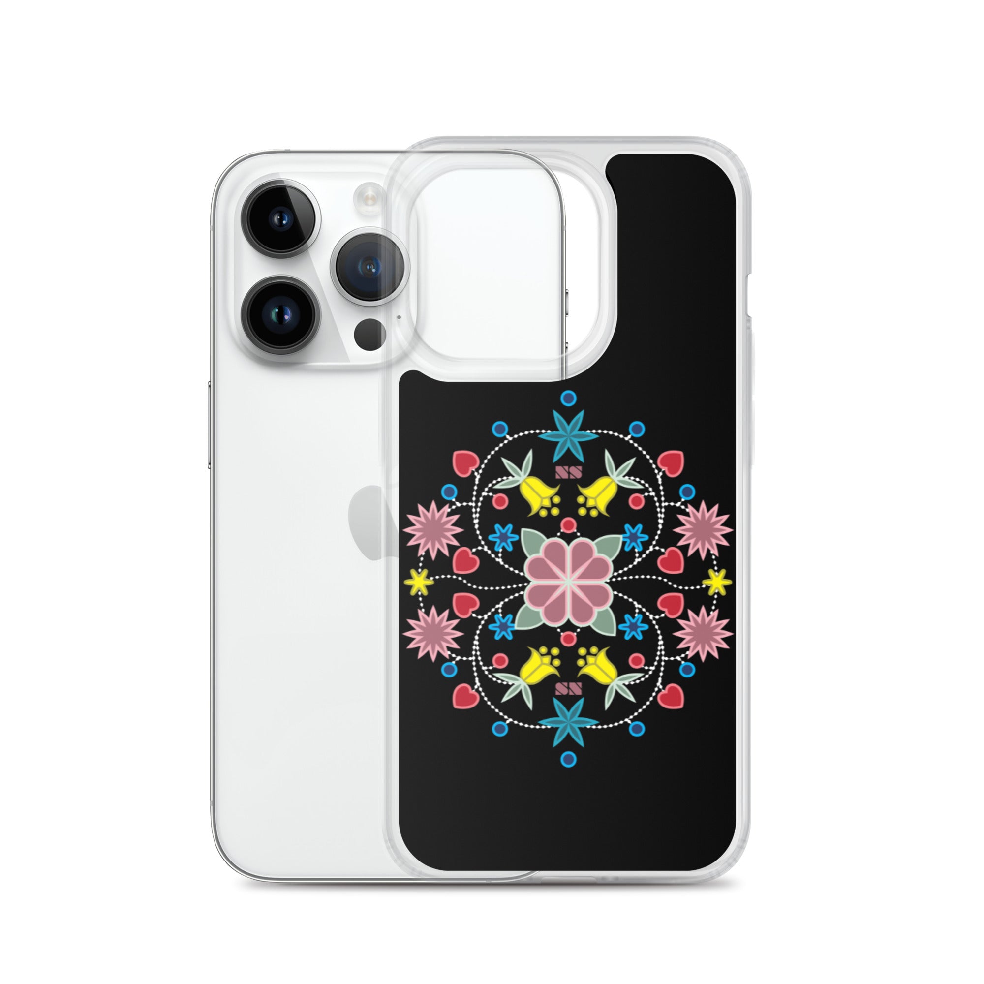 Native Floral Badge iPhone Case