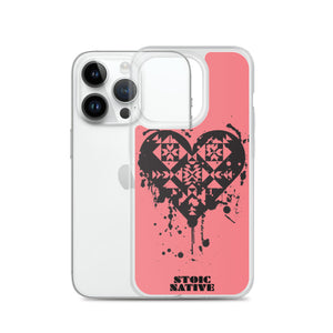 Splattered Heart iPhone Case