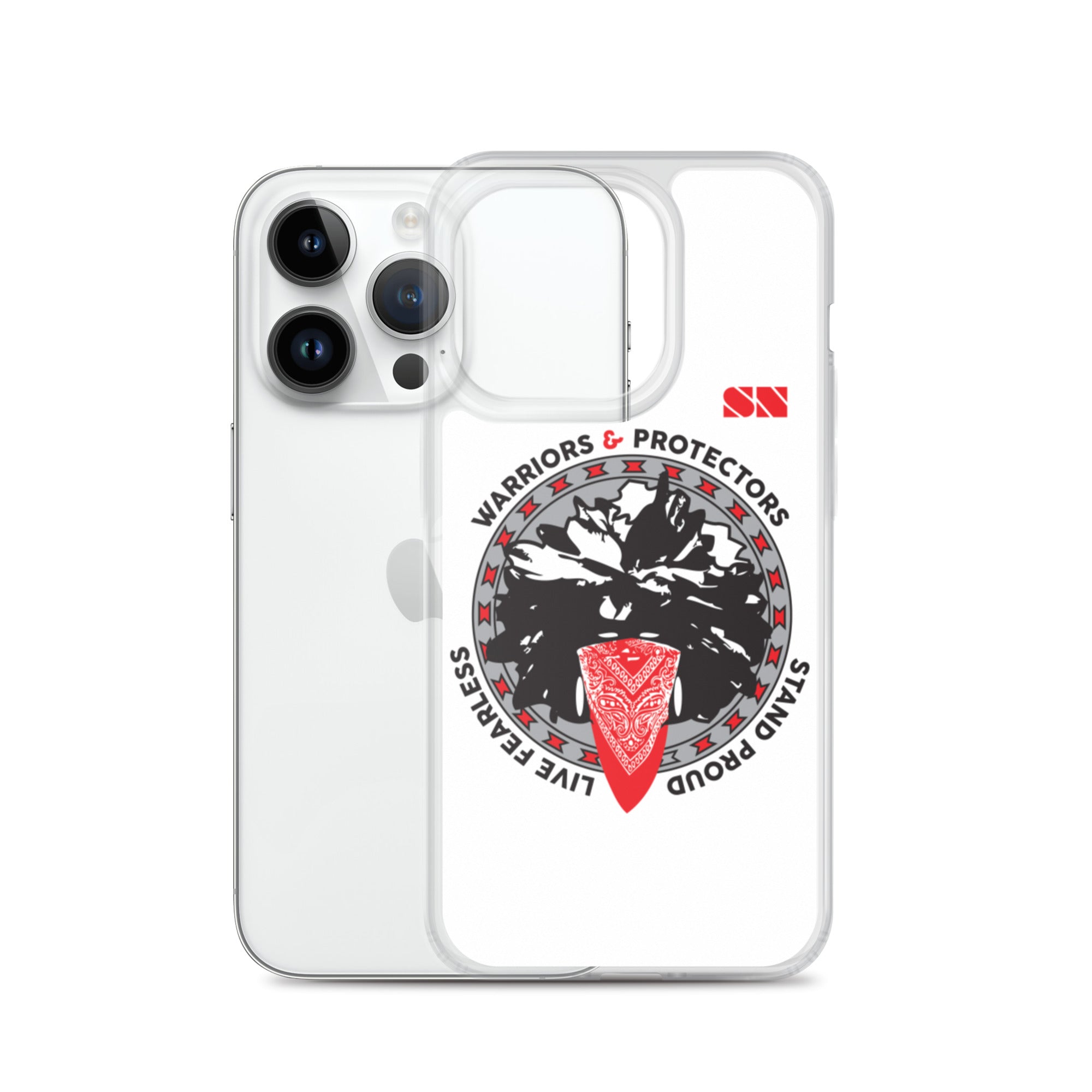Warriors and Protectors Badge iPhone Case