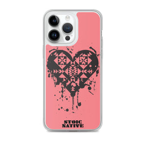 Splattered Heart iPhone Case