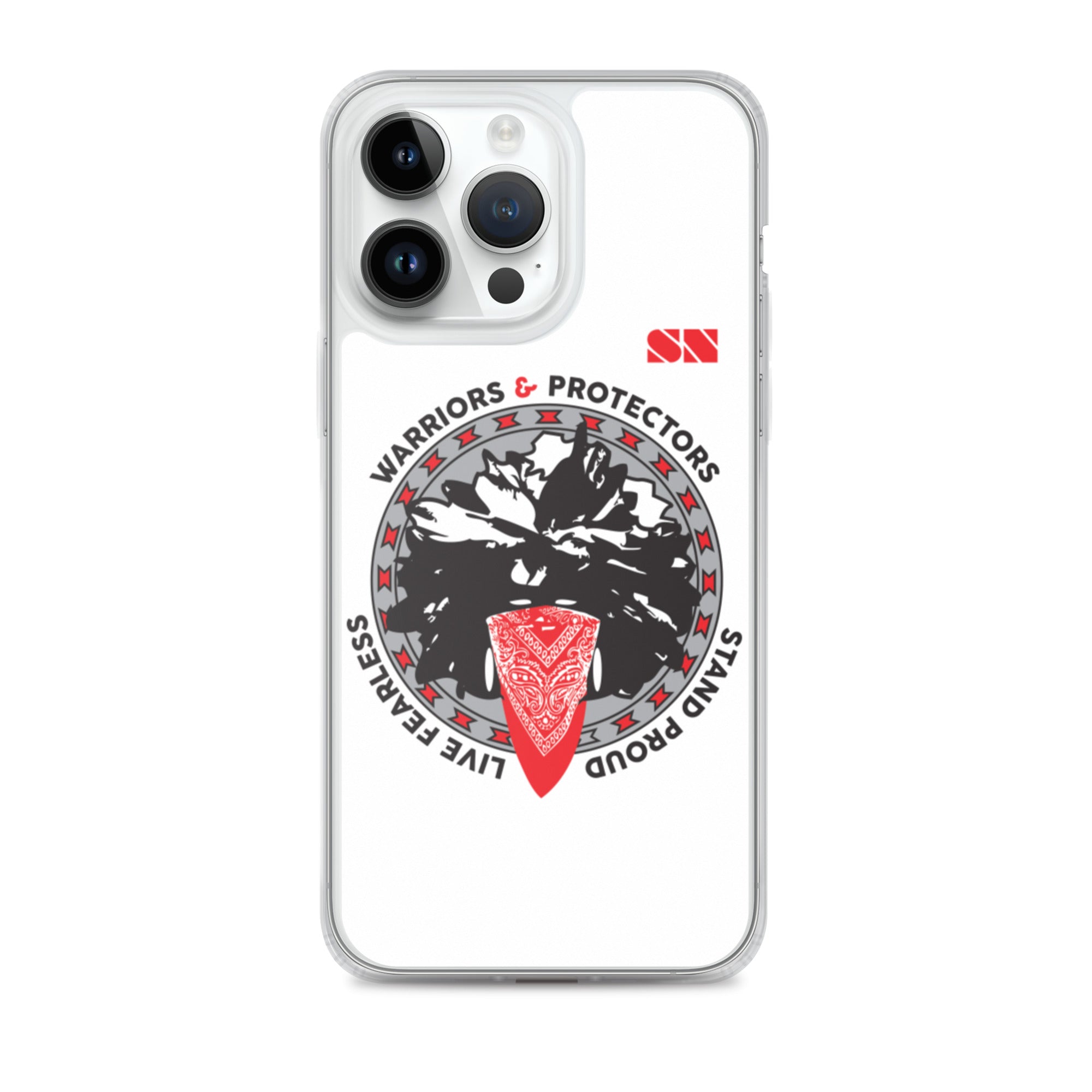 Warriors and Protectors Badge iPhone Case