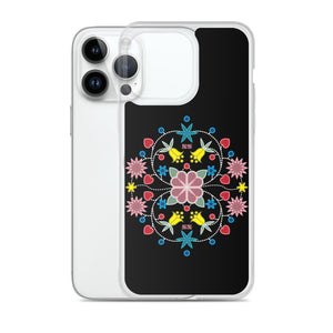 Native Floral Badge iPhone Case