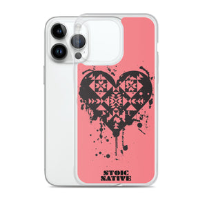 Splattered Heart iPhone Case