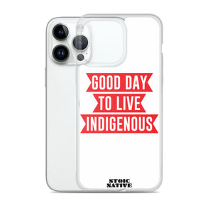 Good Day To Live Indigenous iPhone Case