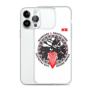 Warriors and Protectors Badge iPhone Case