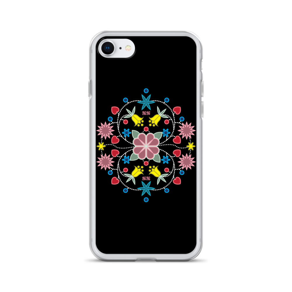 Native Floral Badge iPhone Case