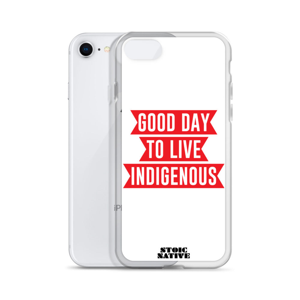 Good Day To Live Indigenous iPhone Case