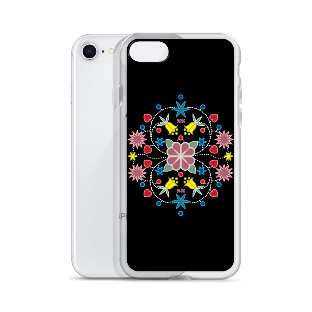 Native Floral Badge iPhone Case