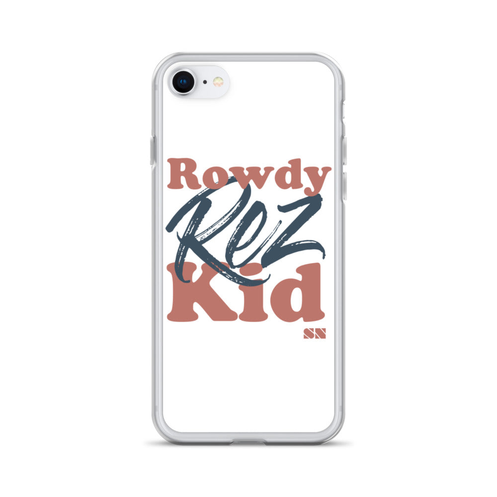Rowdy Rez Kid iPhone Case