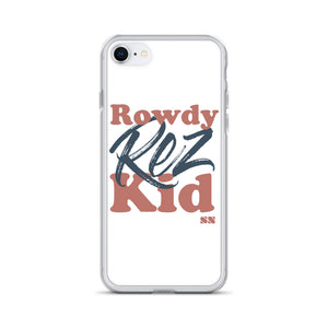 Rowdy Rez Kid iPhone Case
