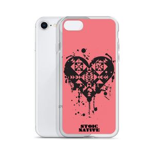 Splattered Heart iPhone Case