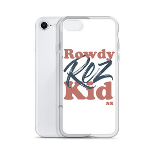 Rowdy Rez Kid iPhone Case