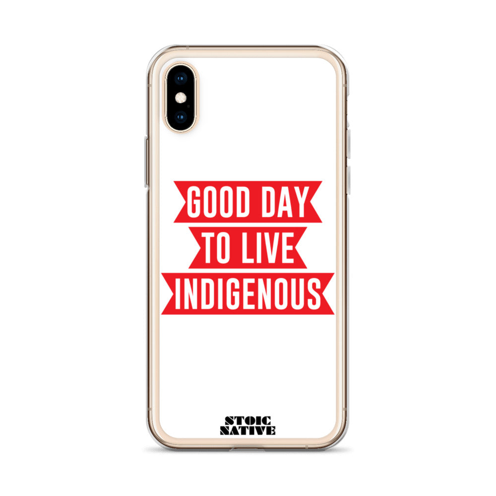 Good Day To Live Indigenous iPhone Case