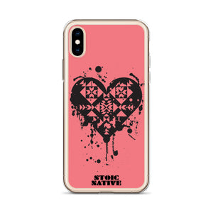 Splattered Heart iPhone Case
