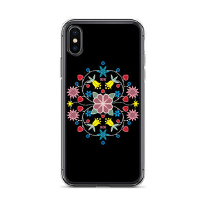 Native Floral Badge iPhone Case