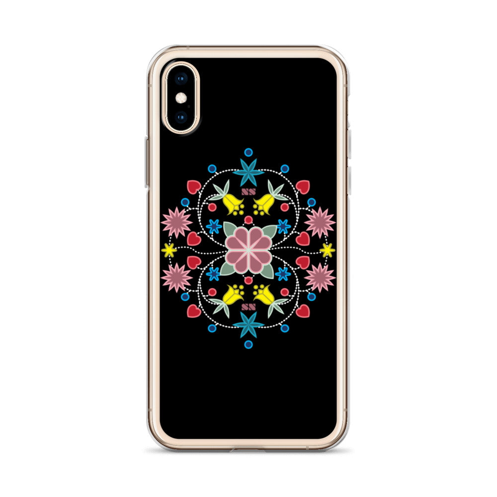 Native Floral Badge iPhone Case