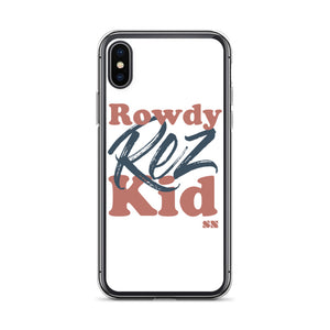Rowdy Rez Kid iPhone Case