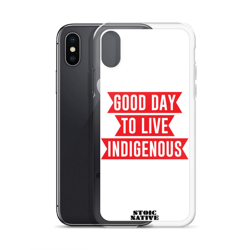 Good Day To Live Indigenous iPhone Case