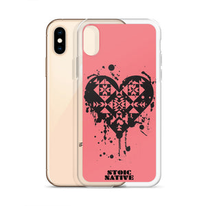 Splattered Heart iPhone Case