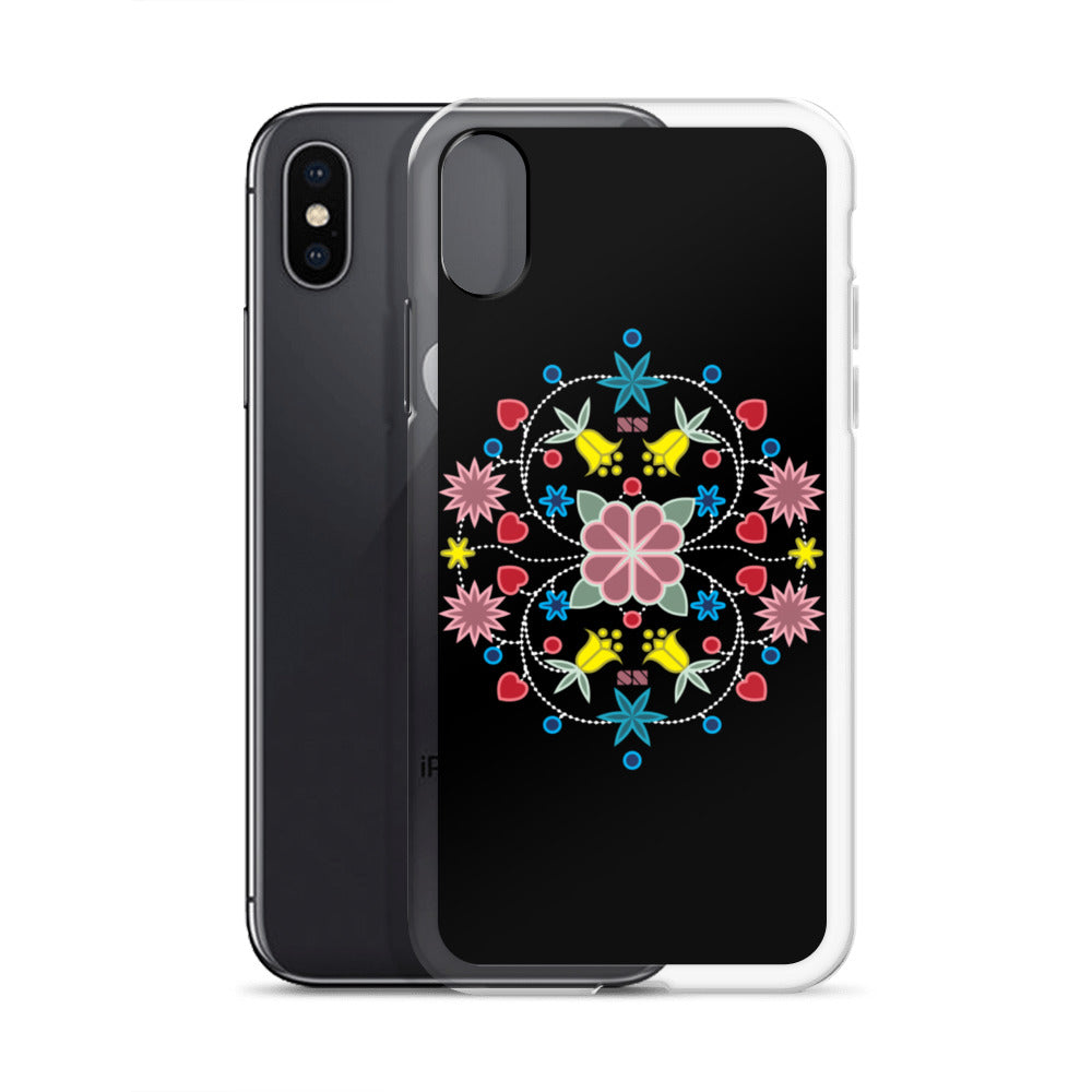 Native Floral Badge iPhone Case