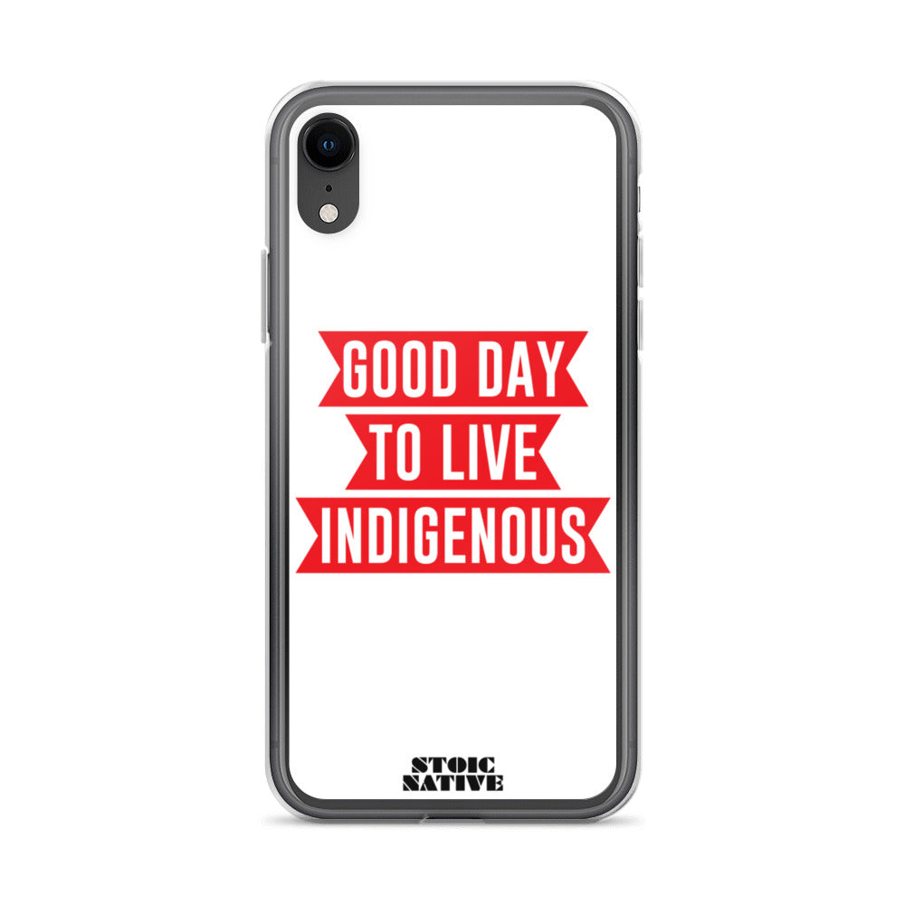 Good Day To Live Indigenous iPhone Case