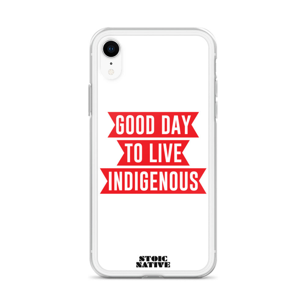 Good Day To Live Indigenous iPhone Case