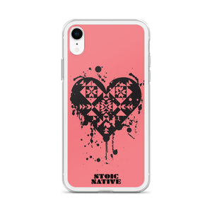 Splattered Heart iPhone Case