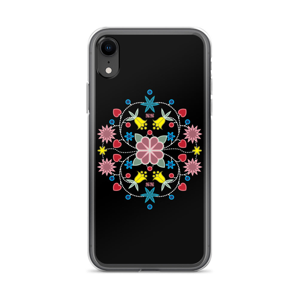 Native Floral Badge iPhone Case