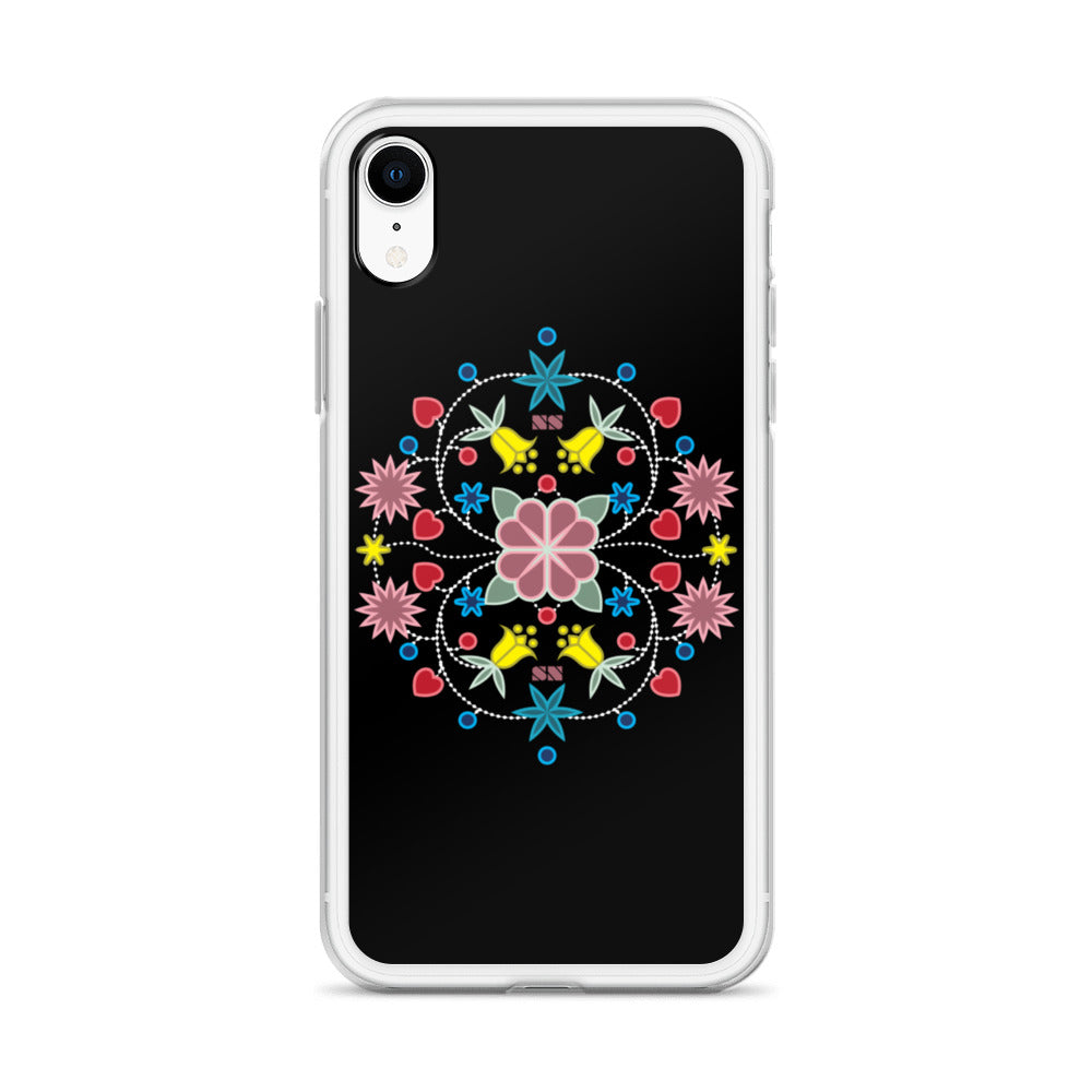 Native Floral Badge iPhone Case