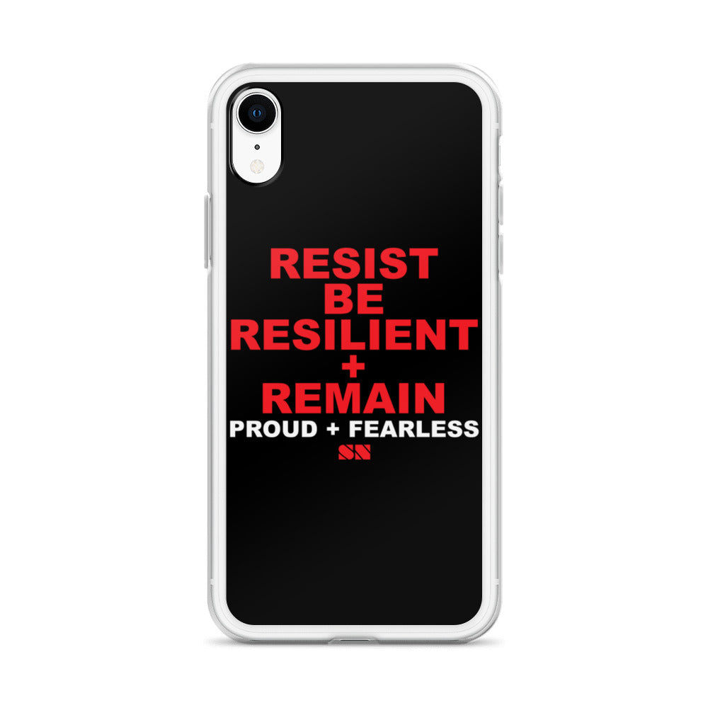 Resist Be Resilient + Remain iPhone Case
